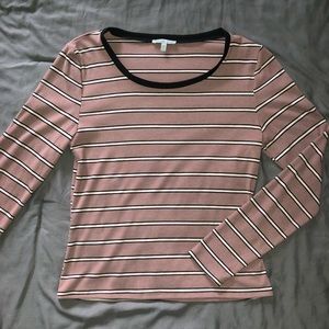 Long sleeve strip shirt